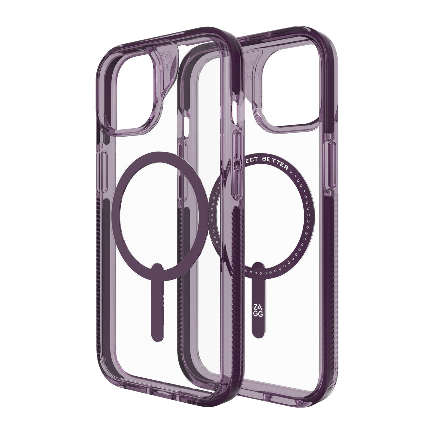 iPhone 15/14/13 ZAGG/GEAR4 Graphene Santa Cruz Snap Case - Purple