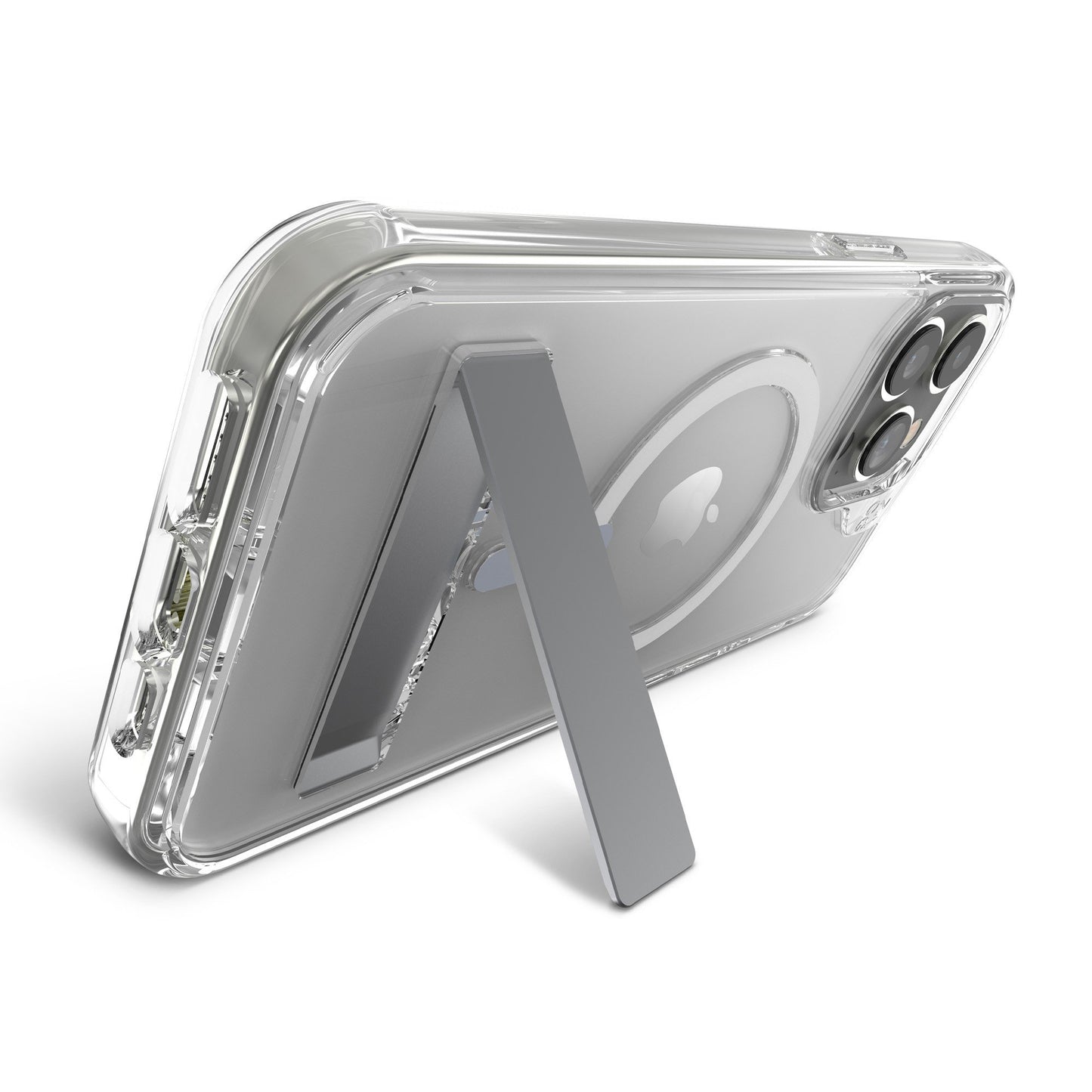 iPhone 15 Pro Max ZAGG/GEAR4 Graphene Crystal Palace Snap Kickstand Case - Clear