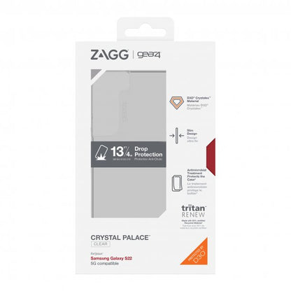 Samsung Galaxy S22 5G Gear4 D3O Crystal Palace Case - Clear