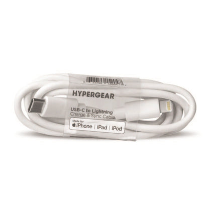 Bulk - HyperGear USB-C to MFi Lightning Cable 90cm - White