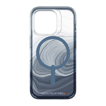 iPhone 14 Pro Gear4 D3O Milan Snap Case - Blue Swirl