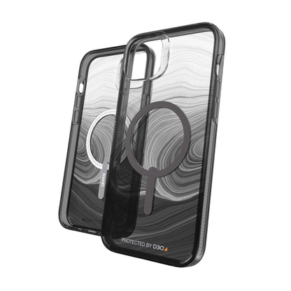iPhone 15 Plus/14 Plus Gear4 D3O Milan Snap Case - Black Swirl