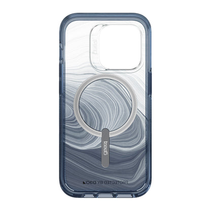 iPhone 14 Pro Gear4 D3O Milan Snap Case - Blue Swirl