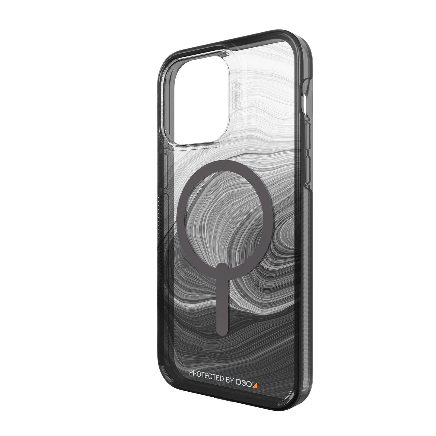 iPhone 14 Pro Max Gear4 D3O Milan Snap Case - Black Swirl