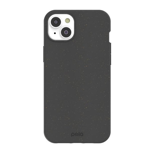 iPhone 15 Plus/14 Plus Pela Compostable Eco-Friendly Classic Case w/MagSafe module - Black