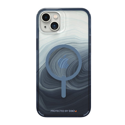 iPhone 15 Plus/14 Plus Gear4 D3O Milan Snap Case - Blue Swirl