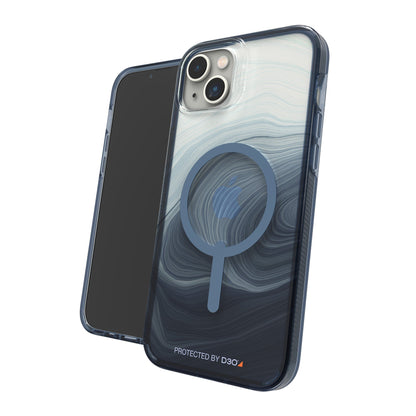 iPhone 15 Plus/14 Plus Gear4 D3O Milan Snap Case - Blue Swirl
