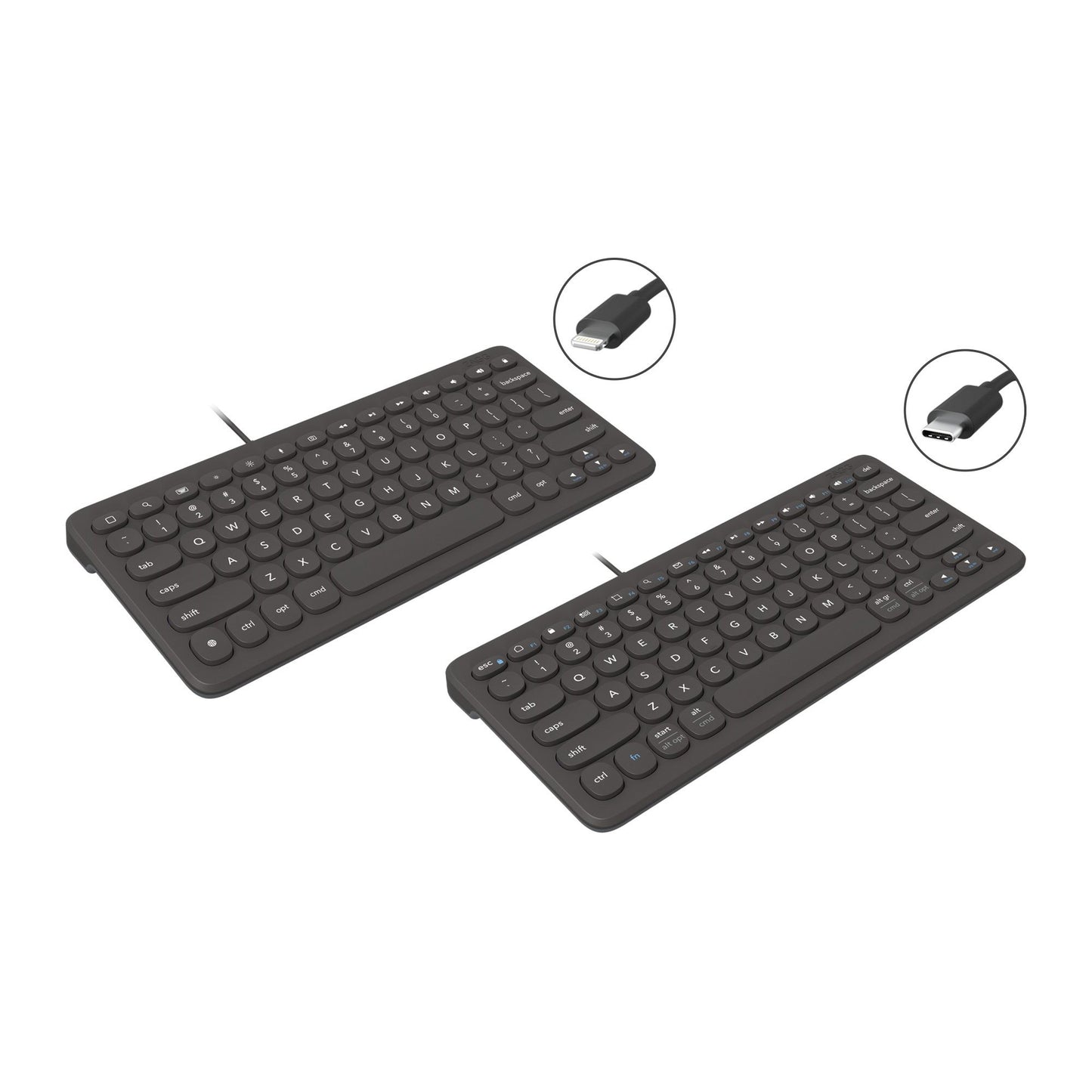ZAGG Type-C Wired Keyboard 12inch - Black