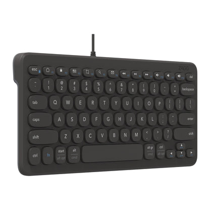 ZAGG Type-C Wired Keyboard 12inch - Black