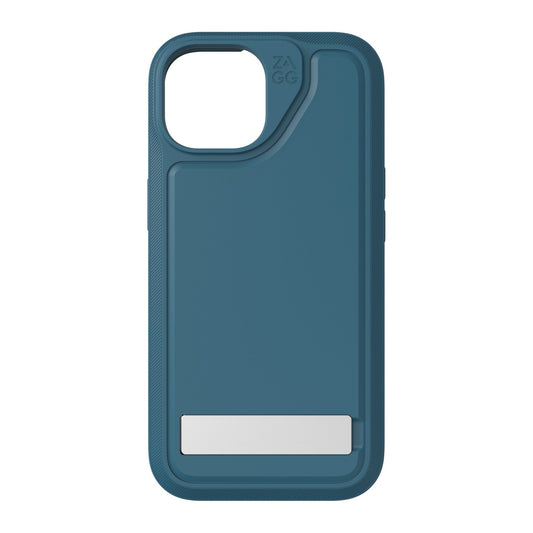 iPhone 15/14/13 ZAGG/GEAR4 Graphene Everest Snap Kickstand Case - Marine