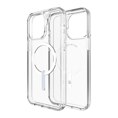 iPhone 15 Pro Max ZAGG/GEAR4 Graphene Crystal Palace Snap Case - Clear