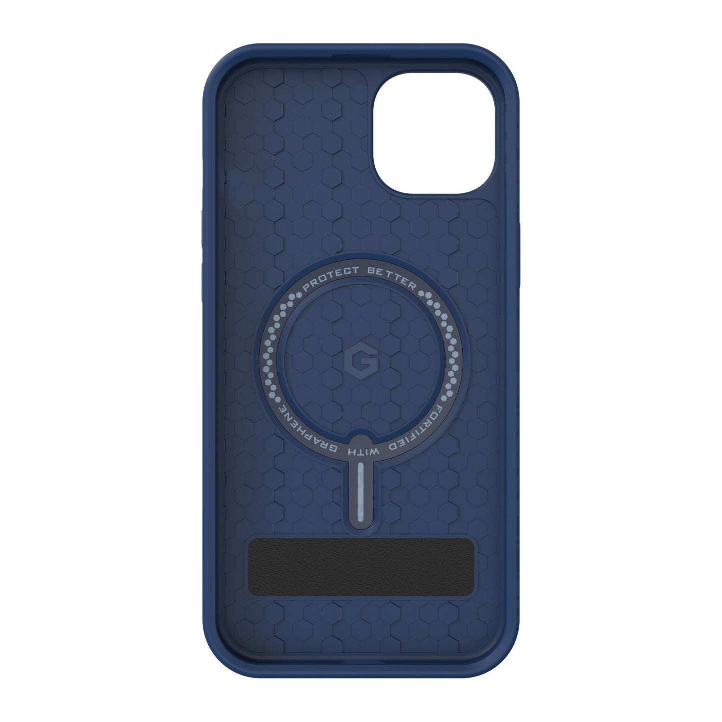 iPhone 15 Plus/14 Plus ZAGG/GEAR4 Graphene Denali Snap Kickstand Case - Navy