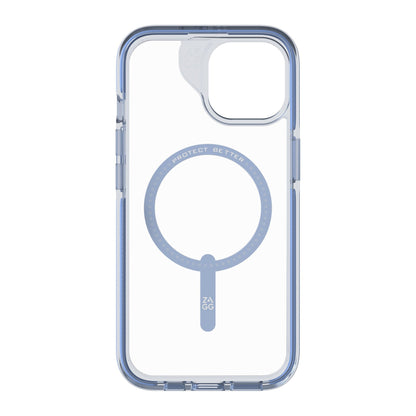 iPhone 15/14/13 ZAGG/GEAR4 Graphene Santa Cruz Snap Case - Blue