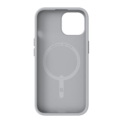 iPhone 15/14/13 ZAGG/GEAR4 Graphene London Snap Case - Grey Geo
