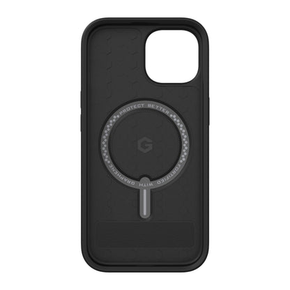 iPhone 15/14/13 ZAGG/GEAR4 Graphene Denali Snap Kickstand Case - Black