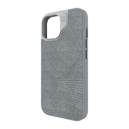 iPhone 15/14/13 ZAGG/GEAR4 Graphene London Snap Case - Grey Geo