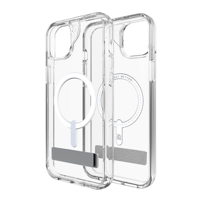 iPhone 15 Plus/14 Plus ZAGG/GEAR4 Graphene Crystal Palace Snap Kickstand Case - Clear