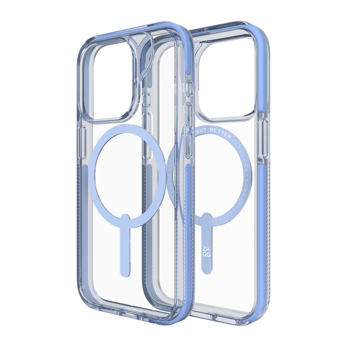 iPhone 15 Pro ZAGG/GEAR4 Graphene Santa Cruz Snap Case - Blue