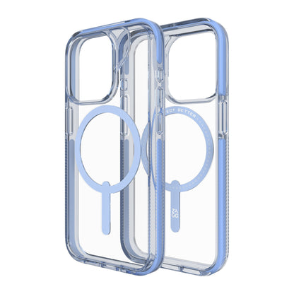 iPhone 15 Pro ZAGG/GEAR4 Graphene Santa Cruz Snap Case - Blue