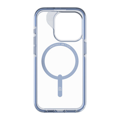 iPhone 15 Pro ZAGG/GEAR4 Graphene Santa Cruz Snap Case - Blue