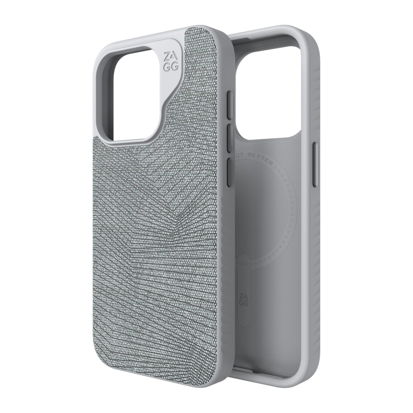 iPhone 15 Pro ZAGG/GEAR4 Graphene London Snap Case - Grey Geo