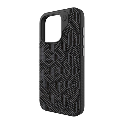 iPhone 15 Pro ZAGG/GEAR4 Graphene London Snap Case - Black Geo