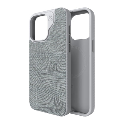 iPhone 15 Pro Max ZAGG/GEAR4 Graphene London Snap Case - Grey Geo