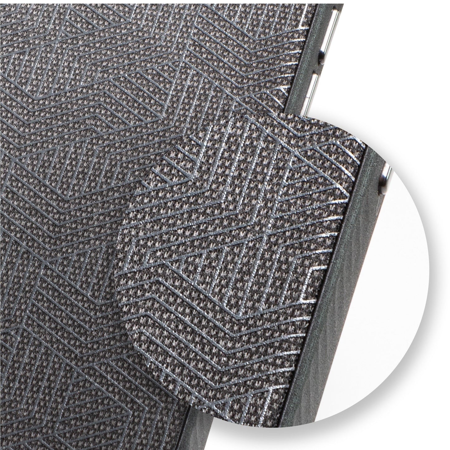 iPhone 15/14/13 ZAGG/GEAR4 Graphene London Snap Case - Grey Geo