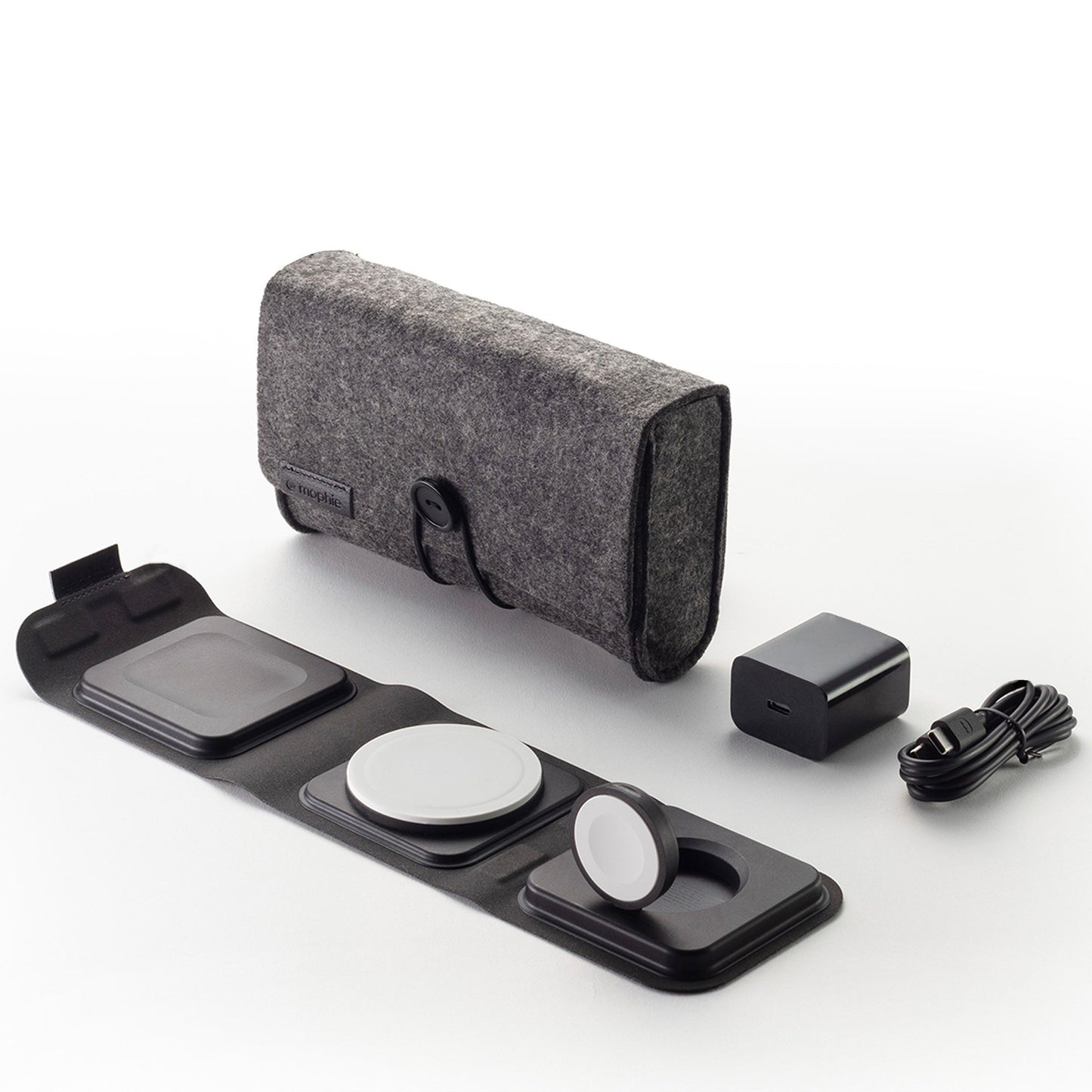 Mophie MagSafe 3in1 Travel Charger - Black