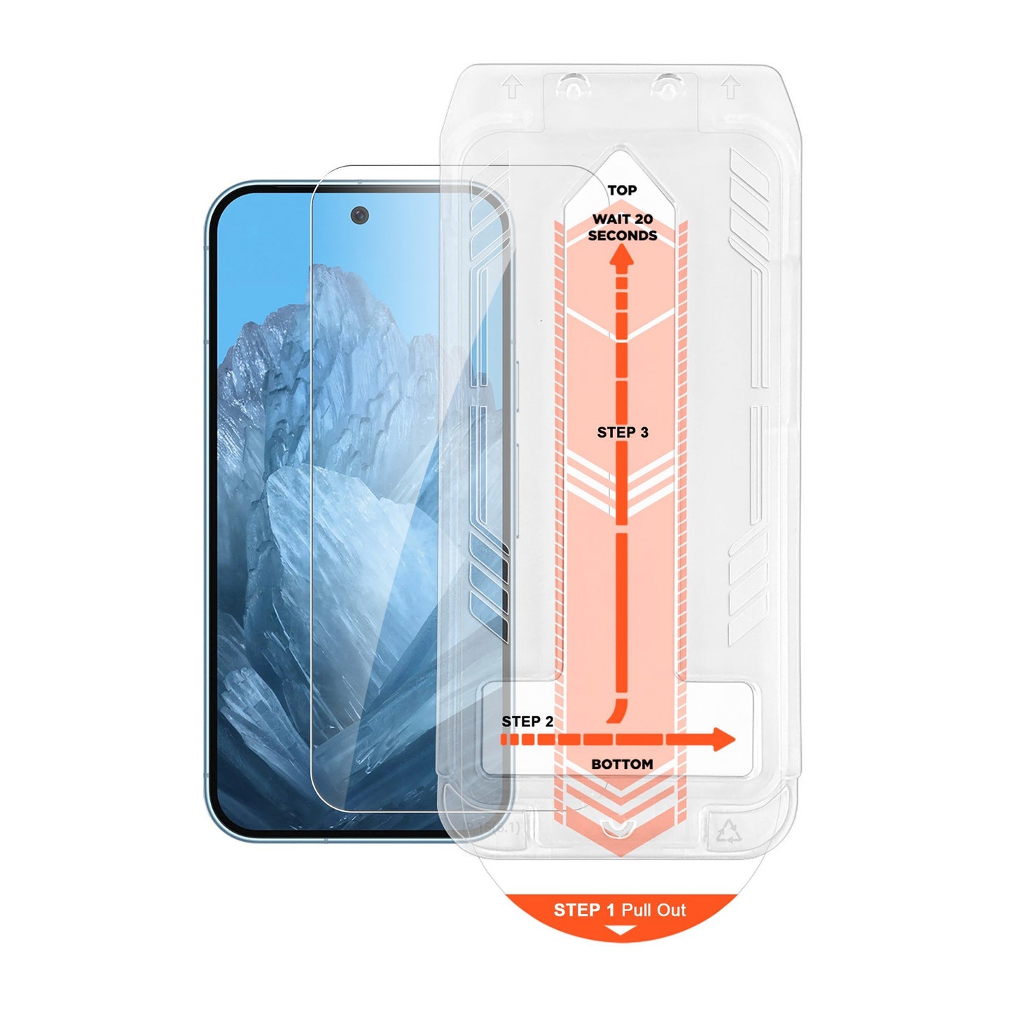 Google Pixel 9 HyperGear Tempered Glass Screen Protector w/Installation Applicator Tray