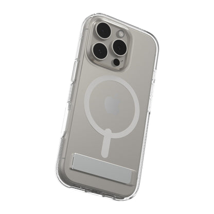 iPhone 16 Pro ZAGG Graphene Crystal Palace Snap Kickstand Case - Clear