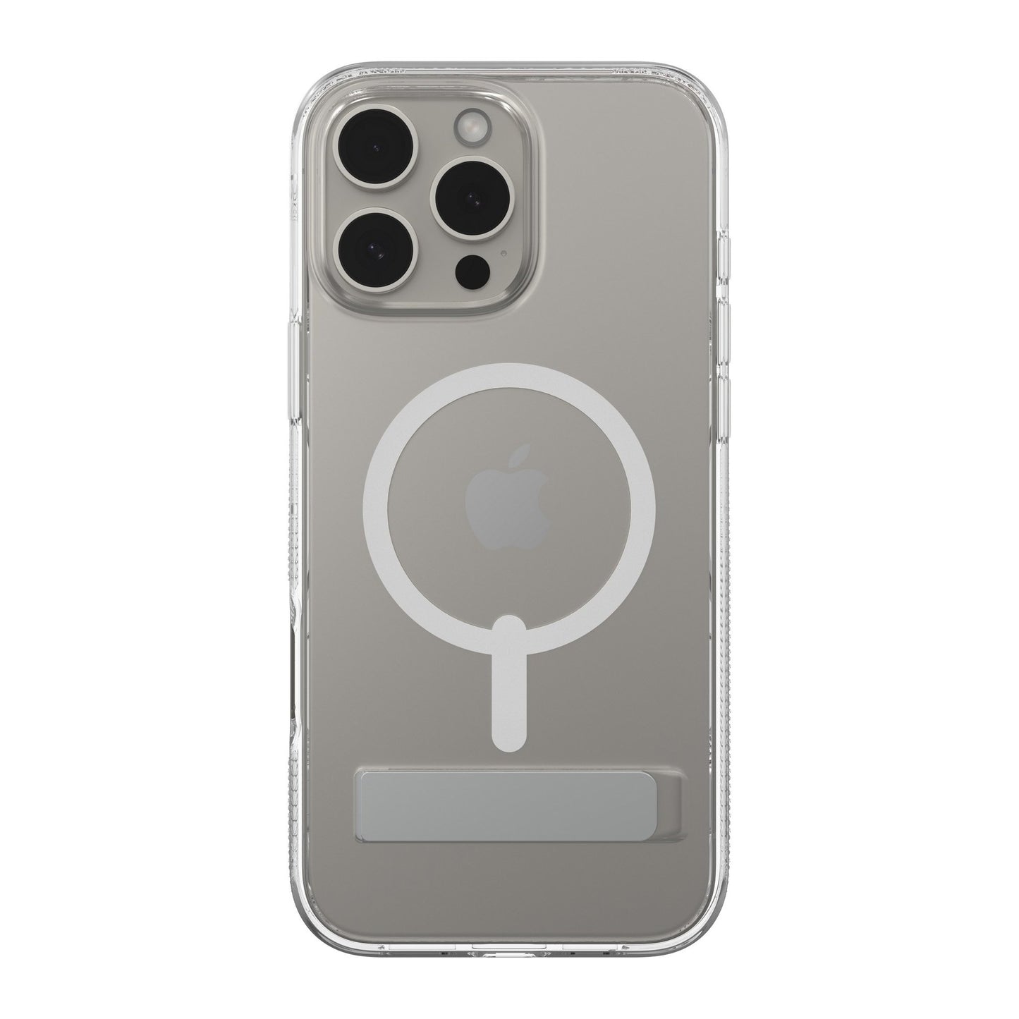 iPhone 16 Pro Max ZAGG Graphene Crystal Palace Snap Kickstand Case - Clear