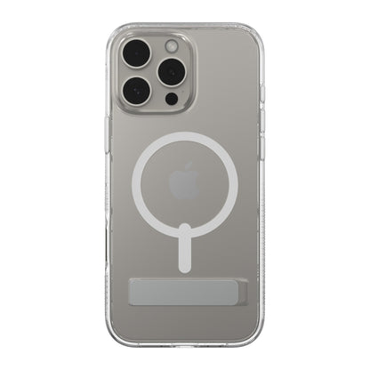iPhone 16 Pro Max ZAGG Graphene Crystal Palace Snap Kickstand Case - Clear