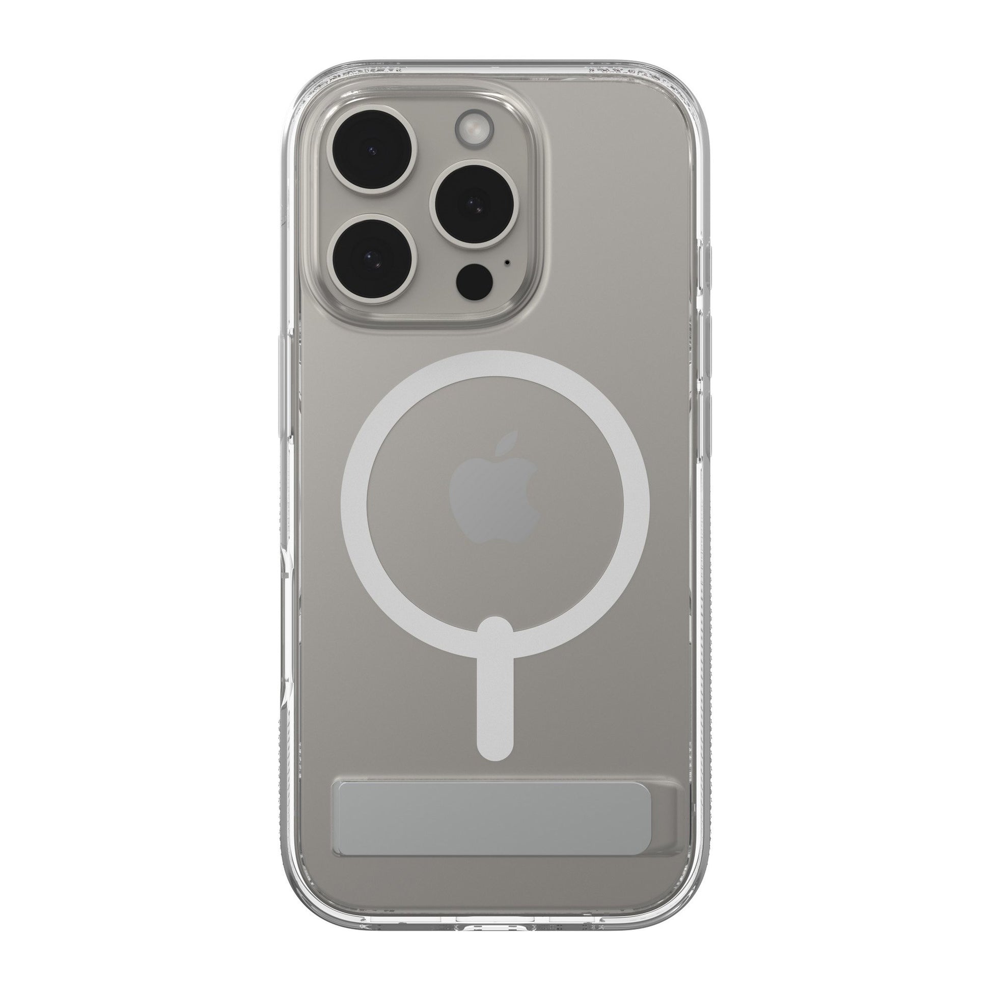 iPhone 16 Pro ZAGG Graphene Crystal Palace Snap Kickstand Case - Clear
