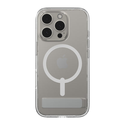 iPhone 16 Pro ZAGG Graphene Crystal Palace Snap Kickstand Case - Clear