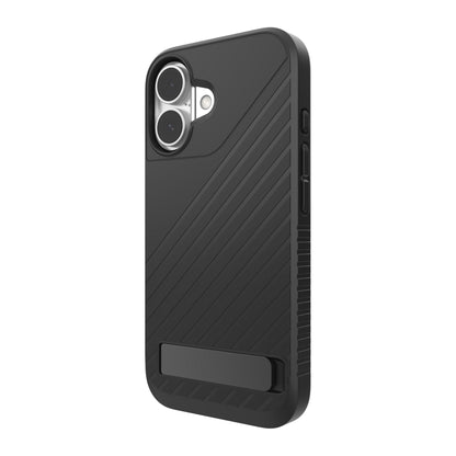iPhone 16 ZAGG Graphene Denali Snap Kickstand Case - Black