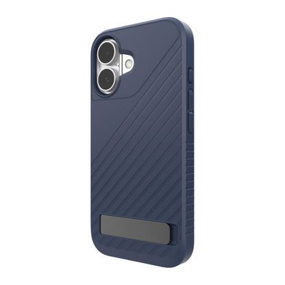 iPhone 16 ZAGG Graphene Denali Snap Kickstand Case - Navy