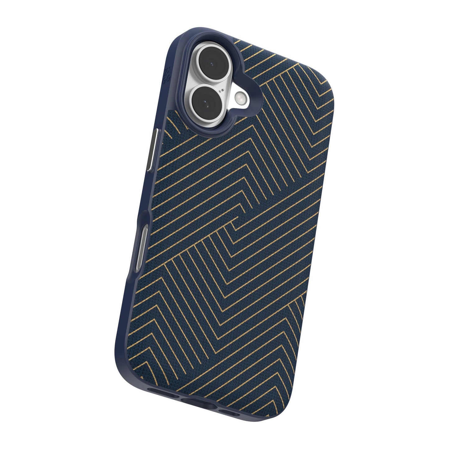 iPhone 16 ZAGG Graphene London Snap Case - Navy Gold