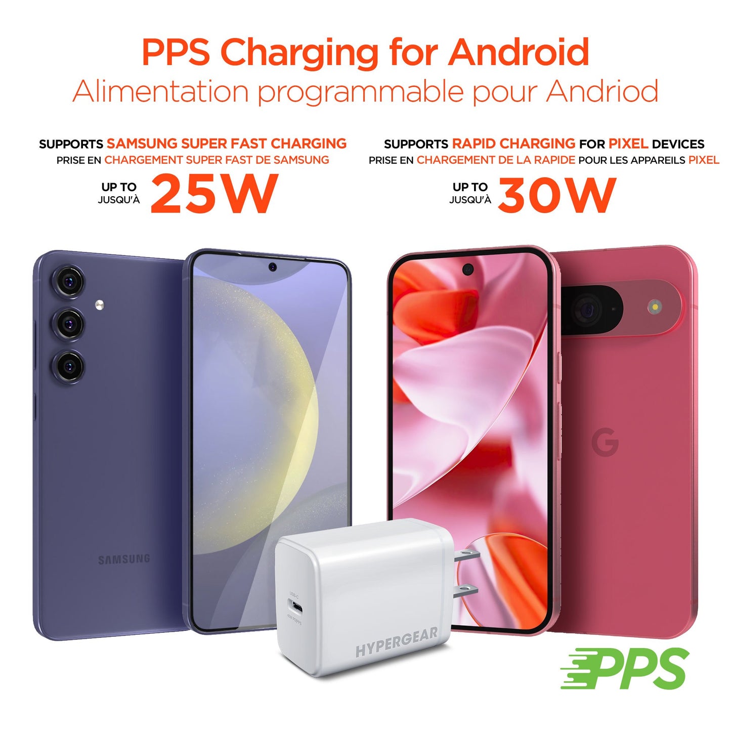 HyperGear 40W USB-C GaN Wall Charger - White