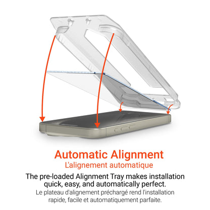 Samsung Galaxy S25 HyperGear Tempered Glass Screen Protector w/Installation Applicator Tray