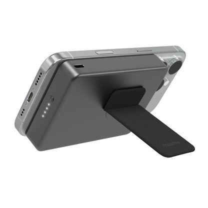 Mophie Qi2 5,000 mAh Powerstation Wireless Slim with Stand - Black
